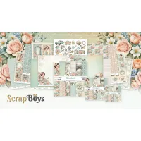 ScrapBoys Elizabeth 8x8 Inch Paper Pad (SB-ELIZ-10)